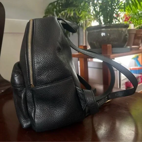 Tory Burch Black Leather Backpack - Picture 5 of 10